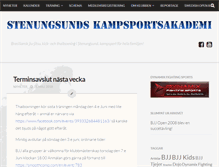 Tablet Screenshot of kampsportsakademin.com